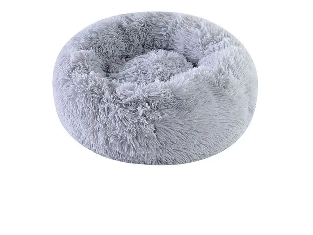Plush Pet Nest Winter Cat Nest Dog Nest Warm Detachable and Washable round Cat Nest Pet Bed Seasonal Universal Decoration Home